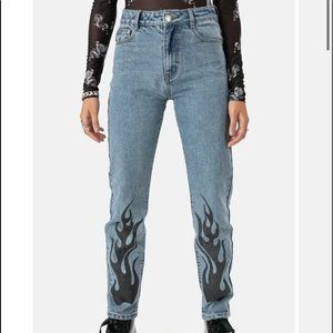 Flaming Hot Mom Jeans